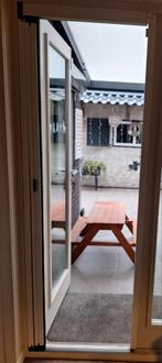 Plisse hordeur te koop, Doe-het-zelf en Verbouw, Deuren en Horren, Ophalen, Gebruikt, Hordeur, 200 tot 215 cm