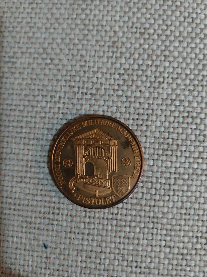 KMA Breda 150 jaar Herdenkingsmunt 1828-1978, Postzegels en Munten, Munten en Bankbiljetten | Toebehoren, Overige typen, Ophalen of Verzenden