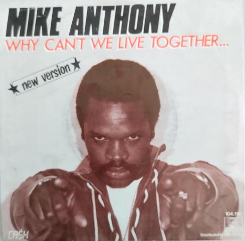 Mike Anthony - Why can't we live together, Cd's en Dvd's, Vinyl Singles, Zo goed als nieuw, Single, Pop, 7 inch, Verzenden