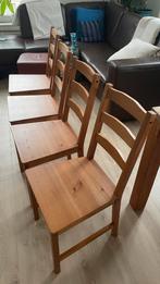 Jokkmokk set - tafel en vier stoelen, Huis en Inrichting, Tafels | Eettafels, Gebruikt, Ikea, Ophalen