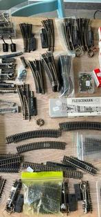 Partij Fleischmann rails en wissels, Gebruikt, Gelijkstroom, Fleischmann, Rails