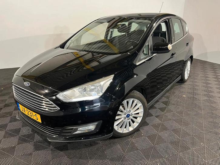 Ford C-Max 1.0 Ecoboost 125pk 2016 Zwart, Auto's, Ford, Particulier, C-Max, Benzine, B, MPV, Handgeschakeld, Origineel Nederlands