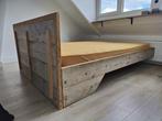 Steigerhouten Bed te koop gratis ophalen, Huis en Inrichting, Slaapkamer | Bedden, 160 cm, Gebruikt, 210 cm, Ophalen