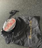 Massimo Dutti Avondtasje met Bloemenprint, Ophalen of Verzenden, Nieuw, Zwart, Avondtasje