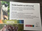 Gaia Zoo dierentuin korting 50 % bon ticket voucher code, Drie personen of meer, Kortingskaart