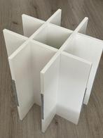 KALLAX Inzet voor flessen, wit, 33x33 cm, Ophalen, Minder dan 50 cm, Zo goed als nieuw, Minder dan 100 cm