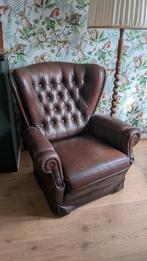 Chesterfield fauteuil, Huis en Inrichting, Fauteuils, Ophalen, Gebruikt, Chesterfield, 75 tot 100 cm