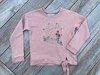 Roze katoenen sweater met borduursel, maat 120-128 Sissy-boy, Kinderen en Baby's, Kinderkleding | Maat 128, Ophalen, Gebruikt