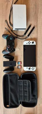 Nintendo Switch compleet met 2 games, Met 2 controllers, Ophalen of Verzenden, Switch Original, Gebruikt