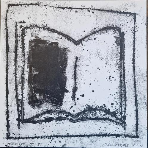 Jan Radersma, monotyoe + boeken, oplage 50, Antiek en Kunst, Kunst | Etsen en Gravures, Ophalen of Verzenden