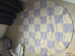 Lila met wit vloerkleed, Huis en Inrichting, Ophalen, Gebruikt, Wit, Rond