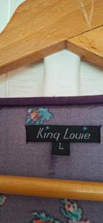 Jurk King Louie, Kleding | Dames, Ophalen of Verzenden, Zo goed als nieuw, Paars
