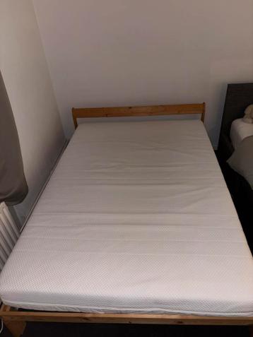 Bedframe Neiden Ikea + matras 140x200 - afbeelding 3