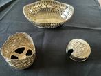 Bonbonschaaltje en jampothouder, Antiek en Kunst, Verzenden, Zilver