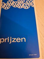 1971 NL Volkswagen prijslijst VW 181 Jeep bus T2a KARMANN GH, Ophalen of Verzenden, Zo goed als nieuw, Volkswagen