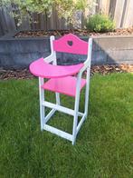 Mooie roze/ witte poppen stoel, Ophalen of Verzenden, Zo goed als nieuw, Babypop
