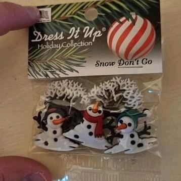 NIEUW ! Dress it up sneeuwpoppen  beschikbaar voor biedingen