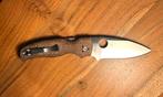 Spyderco Shaman s90v Burlap sprint run, Caravans en Kamperen, Kampeergereedschap, Ophalen of Verzenden, Zo goed als nieuw