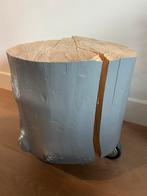 Boomstam op wielen grijs, Huis en Inrichting, Ophalen, Zo goed als nieuw, Rond, Minder dan 55 cm