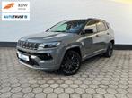 Jeep Compass 4xe 240 Plug-in Hybrid S TREKHAAK l LEDER l ACC, Automaat, Zwart, 4 cilinders, Bedrijf