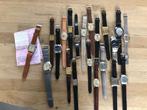 Lot van 21 Vintage Horloges Rado Seiko Bulova Eterna, Seiko, Staal, Polshorloge, Met bandje