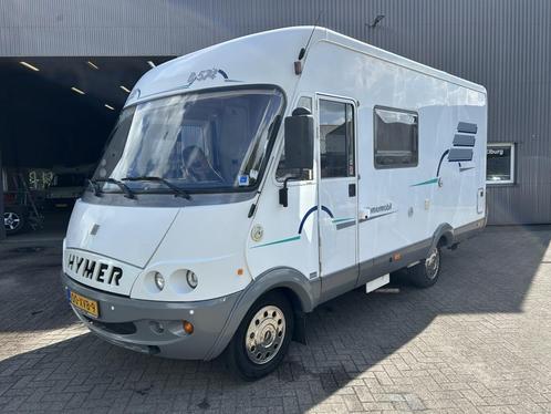 Fiat HYMER B574 2.5 TD Off-grid Airco Solar Luchtv 128DKM!, Caravans en Kamperen, Campers, Bedrijf, Fiat, Diesel