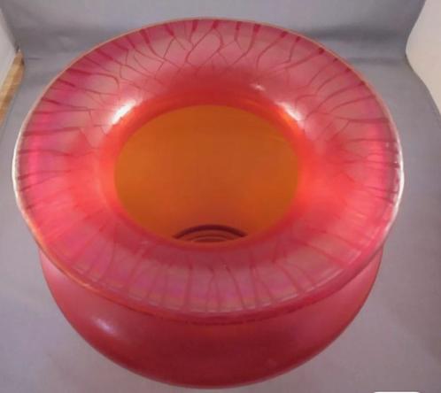 Vaasje von Poschinger jaren 30 Boheems glas, Antiek en Kunst, Antiek | Glas en Kristal, Ophalen of Verzenden