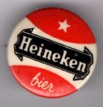 Heineken bier Button ( N_158 ), Verzenden, Zo goed als nieuw, Merk, Speldje of Pin