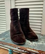 Bruine Suede Enkellaarsjes Di Lauro - Maat 40, Kleding | Dames, Schoenen, Bruin, Lage of Enkellaarzen, Ophalen of Verzenden, Di Lauro