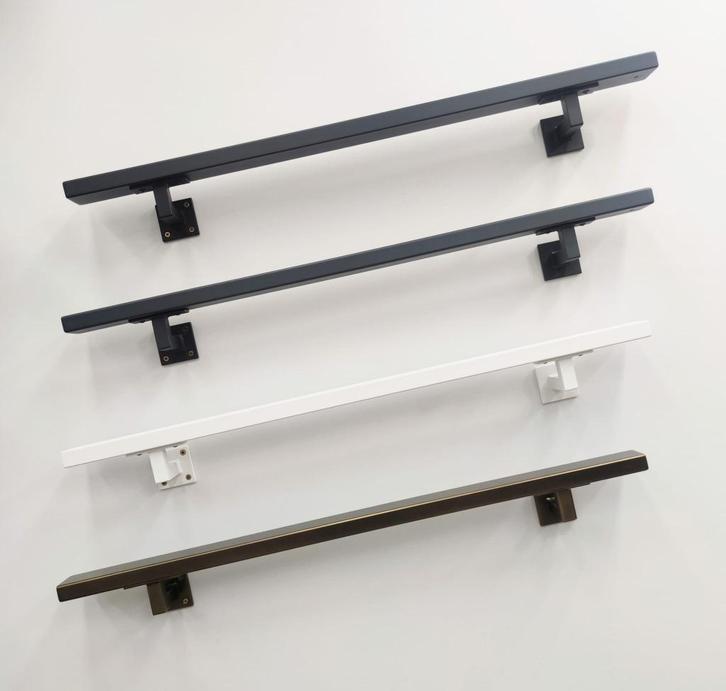 Stalen trapleuningen, Doe-het-zelf en Verbouw, Ladders en Trappen, Nieuw, Trap, 2 tot 4 meter, Ophalen of Verzenden