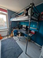 Hoogslaper ikea, Huis en Inrichting, Slaapkamer | Stapelbedden en Hoogslapers, Gebruikt, Eenpersoons, 160 tot 180 cm, Ophalen of Verzenden