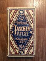 1897 Professor A.L. Hickmann's Universal Taschen-Atlas. Neue, Antiek en Kunst, Antiek | Boeken en Bijbels, A.L. Hickmann, Ophalen of Verzenden