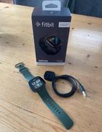 Fitbit Sense-zwart/groen polsband-bieden-zgan, Gebruikt, Zwart, Ophalen of Verzenden, Fitbit