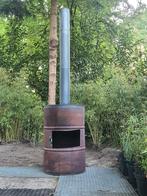 Mooie roestige  tuinhaard, Ophalen, Zo goed als nieuw