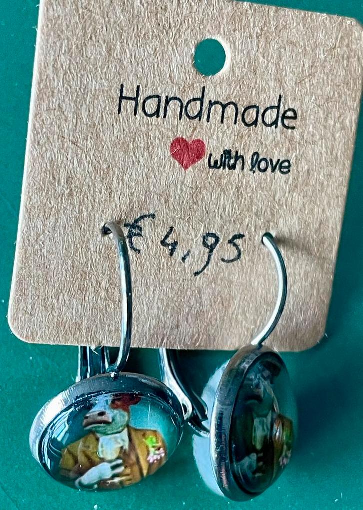 Handgemaakte oorbellen en nog een laatste armbandje, Sieraden, Tassen en Uiterlijk, Oorbellen, Nieuw, Hangers, Overige materialen
