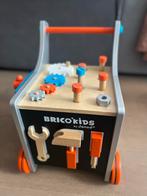 Janod gereedschapstrolley, Kinderen en Baby's, Speelgoed | Houten speelgoed, Ophalen, Zo goed als nieuw, Duw- of Trekspeelgoed