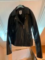 García Zwart Lederlook Jasje Maat 152/158, Kinderen en Baby's, Kinderkleding | Maat 158, Meisje, Ophalen of Verzenden, Zo goed als nieuw