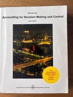 Accounting for Decision Making and Control, Ophalen of Verzenden, Gelezen, Accountancy en Administratie, Zimmerman