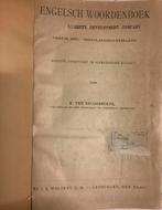 Antiek Engels woordenboek 107 jaar oud, Boeken, Woordenboeken, Ophalen of Verzenden, Zo goed als nieuw, Overige uitgevers, Engels