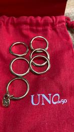 Ring 6 stuks UNO DE 50, Sieraden, Tassen en Uiterlijk, Ringen, 19 tot 20, Ophalen of Verzenden, Zo goed als nieuw, Dame