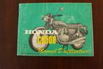 Honda CB500 1972 manuel d'utilisateur CB500 Four K1, Ophalen of Verzenden, Honda