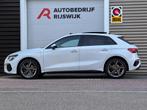 Audi A3 Sportback 45 TFSI e S edition Competition Pano/Sfeer, Auto's, Audi, Gebruikt, Euro 6, 4 cilinders, Wit