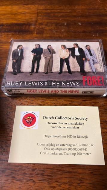 Huey lewis and the news muziek cassette Fore 10 tracks dolby beschikbaar voor biedingen