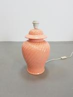 Vintage Kostka France tafellamp keramiek '80 Regency pastel, Huis en Inrichting, Lampen | Tafellampen, Minder dan 50 cm, Overige materialen