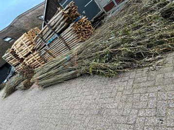 Wilgentenen verse schutting  tuin natuurlijke border beschikbaar voor biedingen