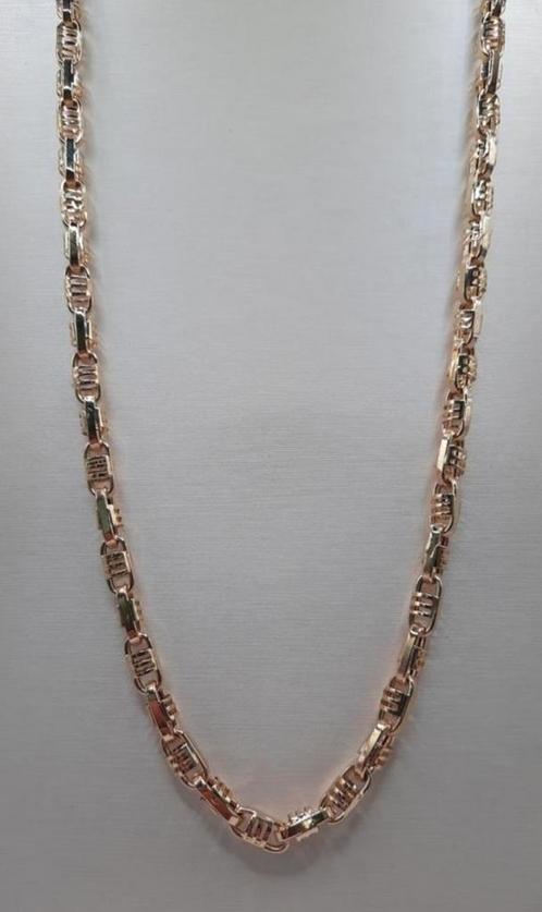gouden fantasie ketting 14kt, Sieraden, Tassen en Uiterlijk, Kettingen, Nieuw, Goud, Goud, Ophalen of Verzenden