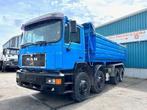MAN 41.464 F2000 8X4 FULL STEEL KIPPER (EURO 2 / ZF16 MANUAL, Euro 2, Achterwielaandrijving, Blauw, MAN