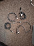 4x optische kabel hq silver series., Ophalen of Verzenden, Zo goed als nieuw, Minder dan 2 meter, Optische kabel