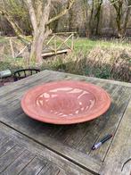 Grote schaal aardewerk dsn 49 cm, Huis en Inrichting, Woonaccessoires | Schalen en Manden, Ophalen, Rond, Steen of Aardewerk