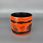 Vintage West-Duitse Fat Lava bloempot. SPARA, oranje,, Antiek en Kunst, Antiek | Vazen, Ophalen of Verzenden